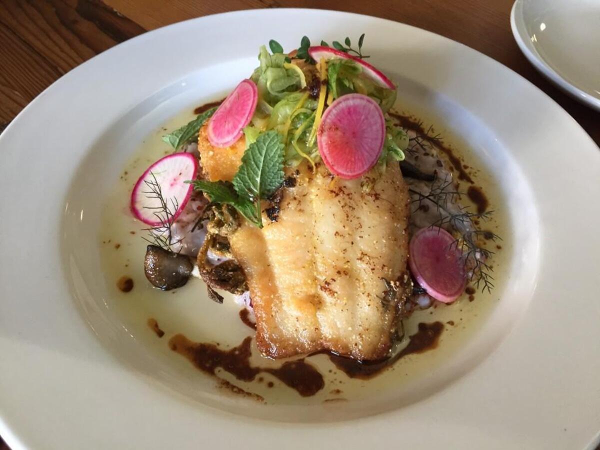 The Catfish & Grits dish at PinPoint Restaurant in Wilmington, NC. Fanny Slater picked the dish to highlight on her appearance on the Cooking Channel’s “Best Thing I Ever Ate.”