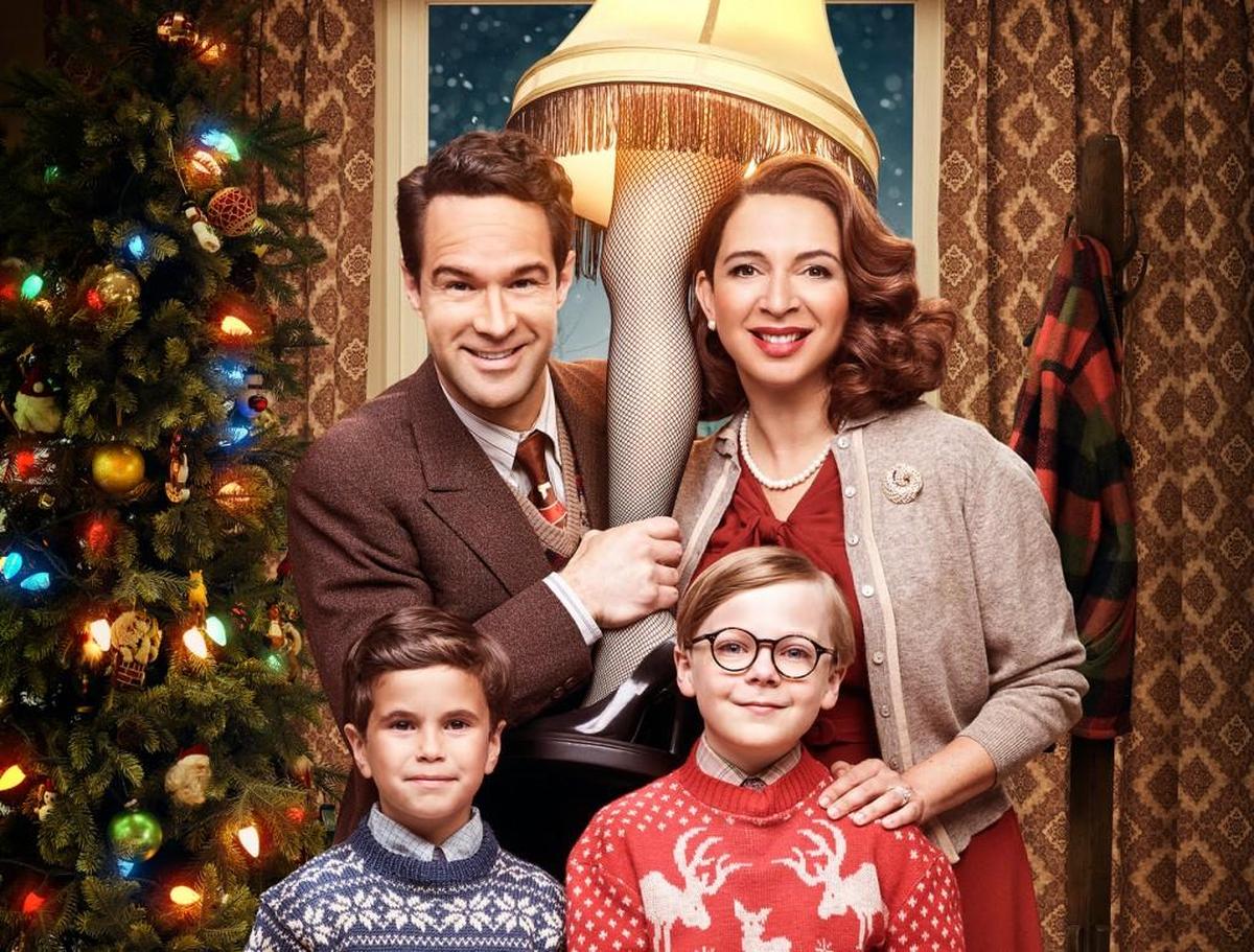 Clockwise from top: Chris Diamantopoulos, Maya Rudolph, Andy Walken and Tyler Wladis in Fox’s “A Christmas Story Live.”