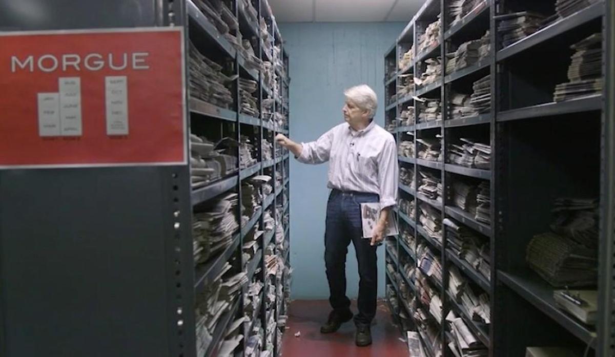 Political cartoonist Dwane Powell at The News & Observer in UNC-TV’s “Muse: The Arts Show.”