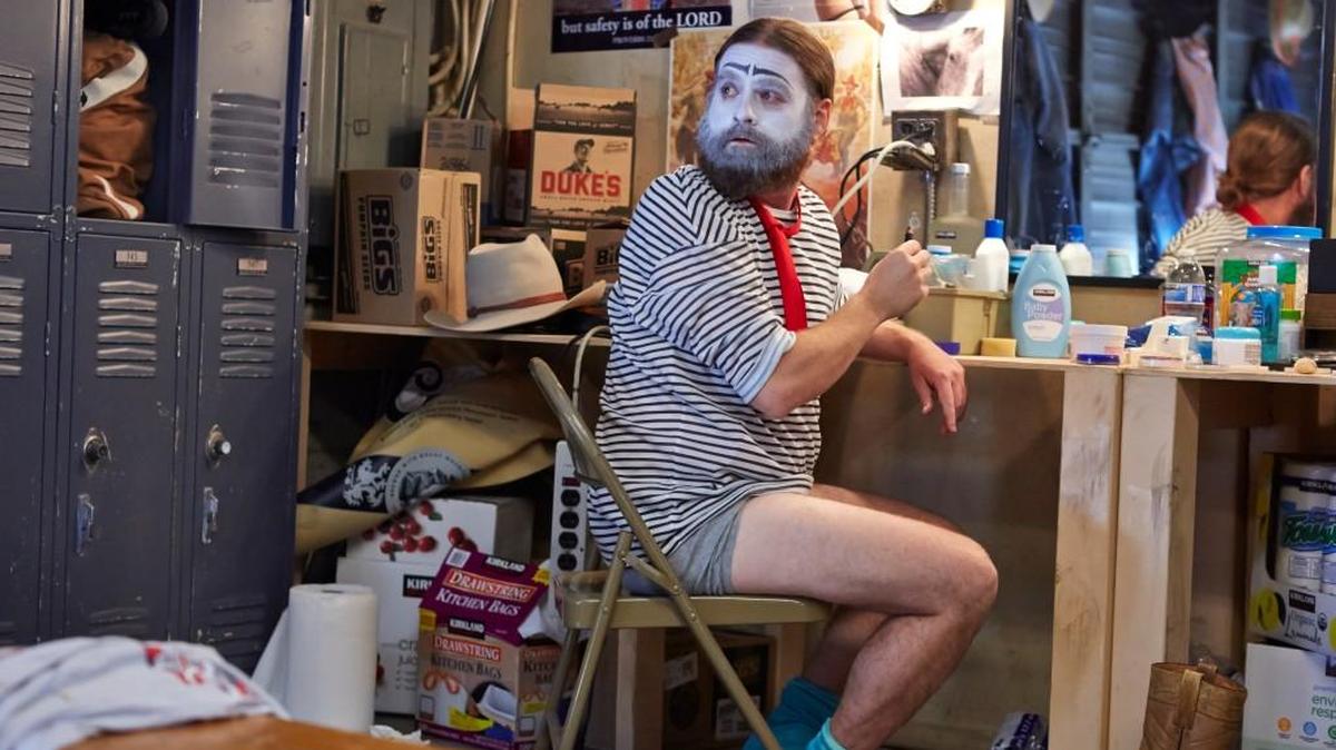 Zach Galifianakis as Baskets the clown in “Baskets.”
