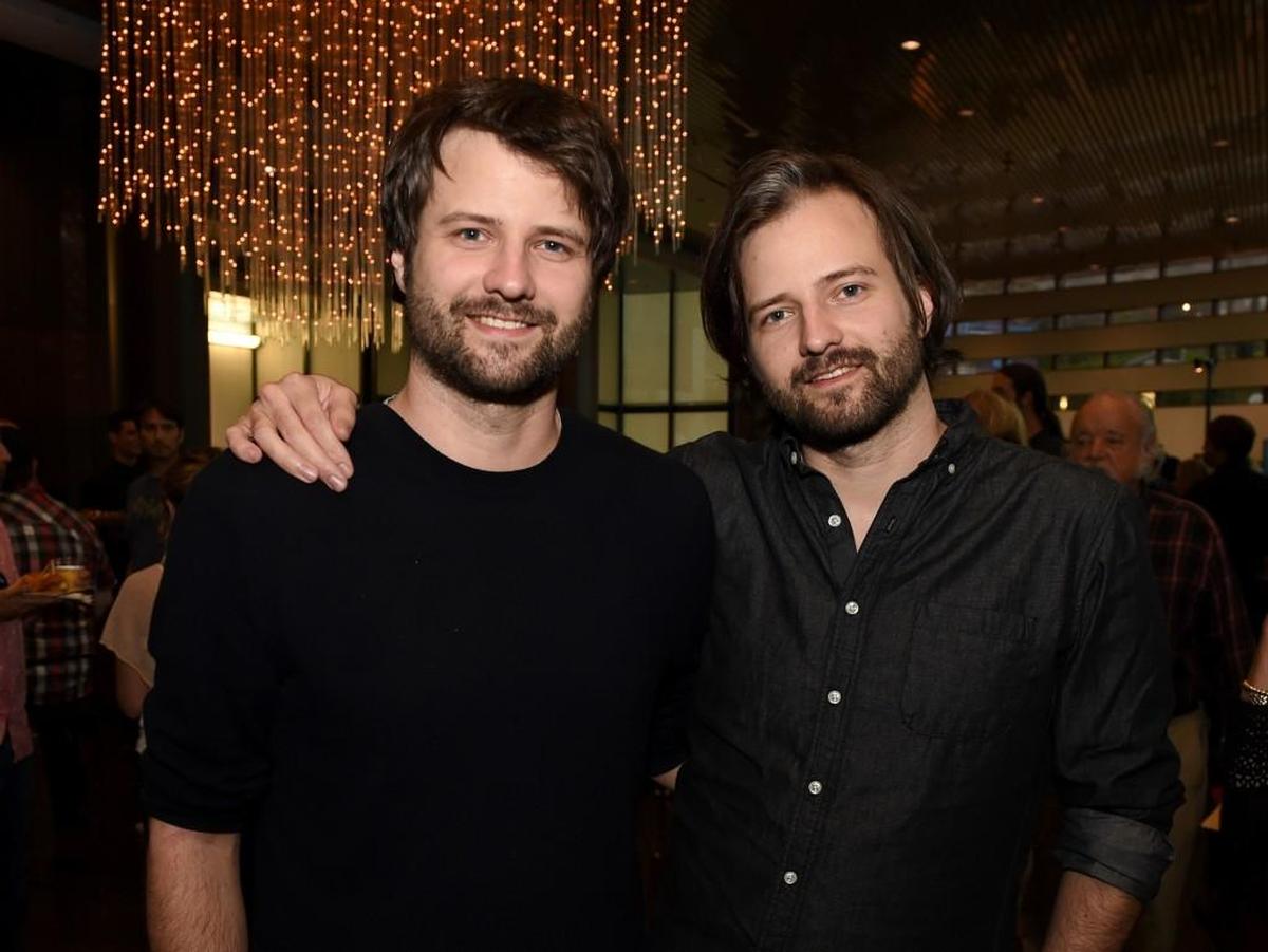 Ross Duffer (L) and Matt Duffer, creators, writers and executive producers of Netflix's "Stranger Thing" at a Directors Guild reception on August 17, 2017 in Los Angeles.