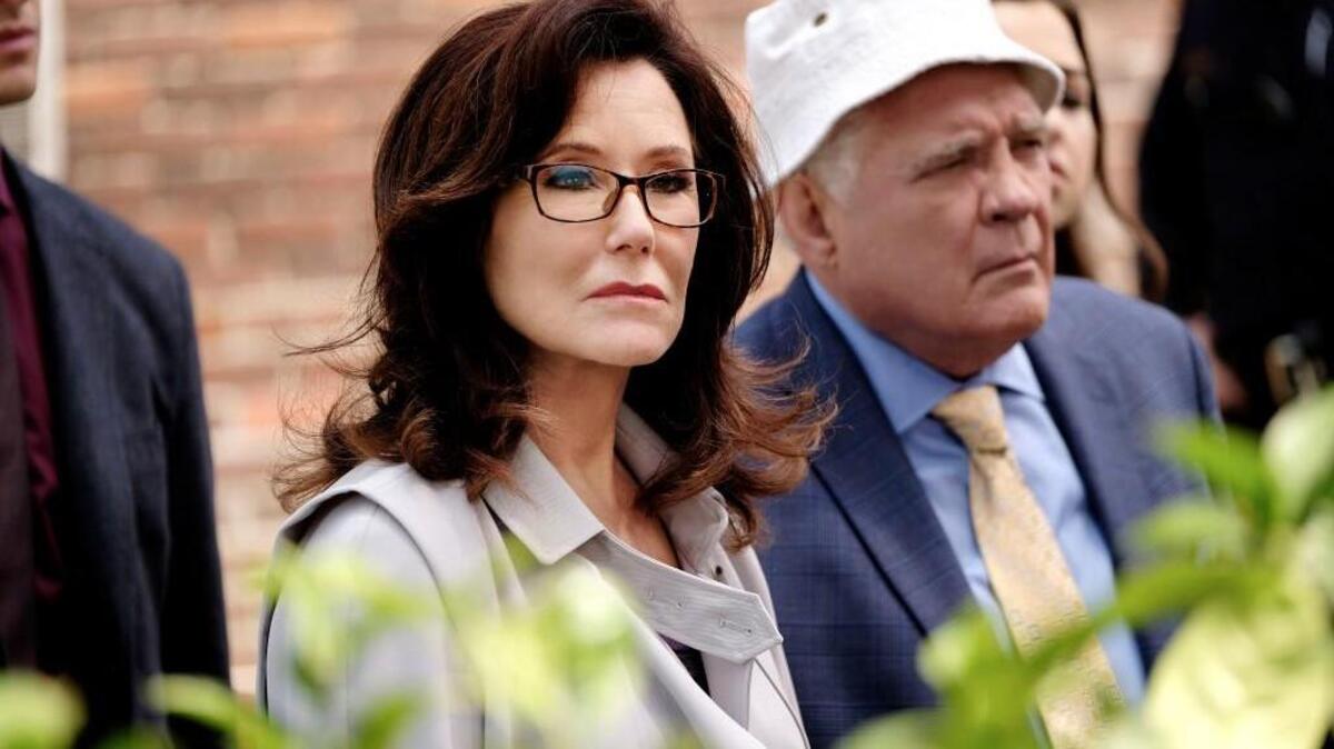 Mary McDonell, left, and G.W. Bailey in the sixth and final season of “Major Crimes” on TNT.