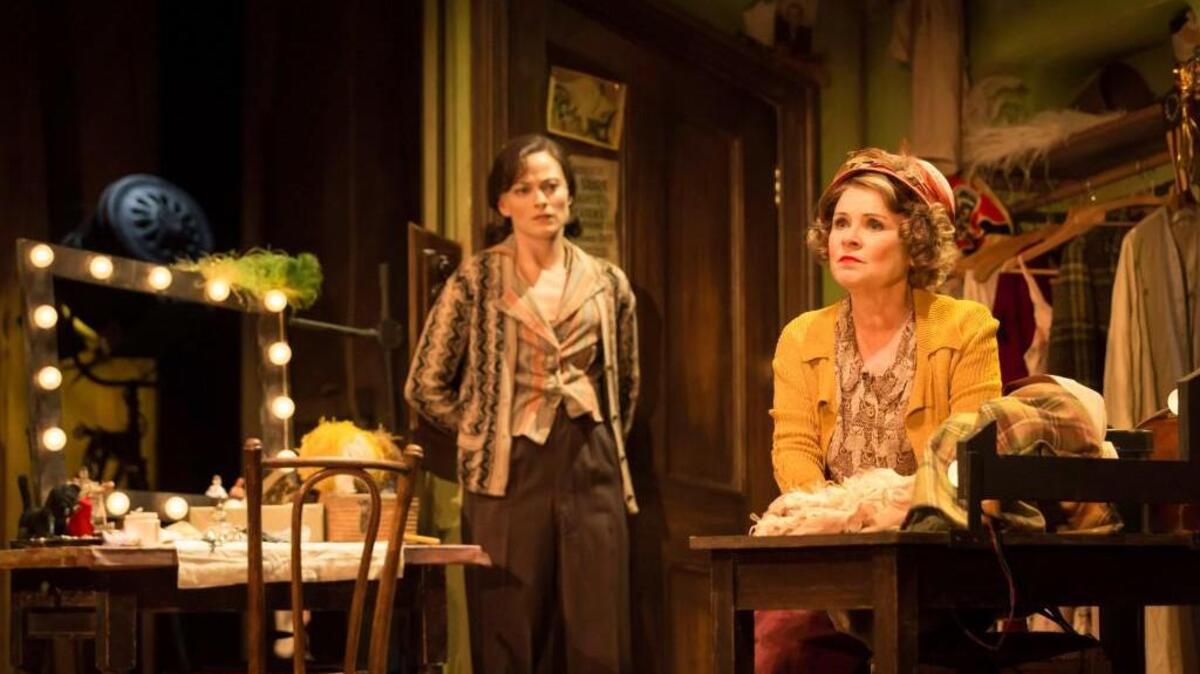 Louise (Lara Pulver, left) and Rose (Imelda Staunton) in “Gypsy.”