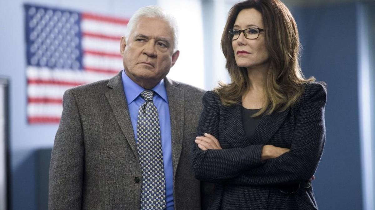 Before Mary McDonnell, right, starred in “Major Crimes,” she appeared in “Battlestar Galactica.” She will be in Raleigh for GalaxyCon with “Battlestar” co-star Edward James Olmos.