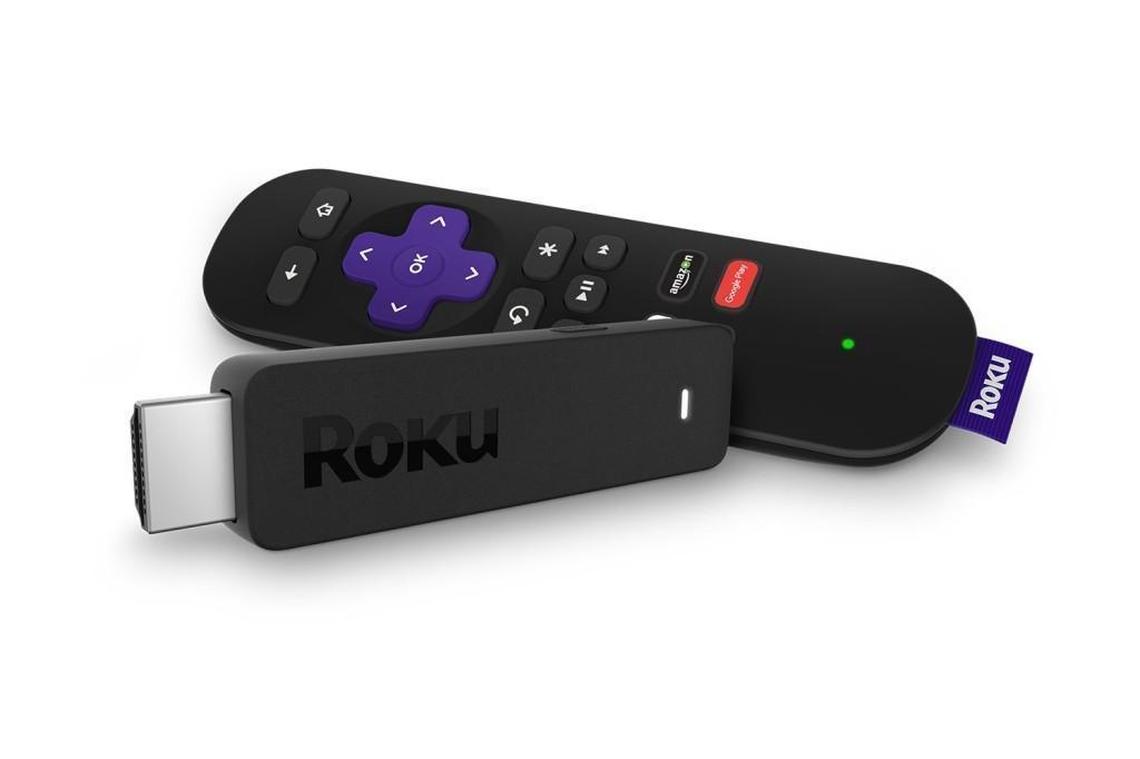 The Roku Streaming Stick costs around $39 and doesn’t require the remote being pointed directly at the Roku – great for wall-hanging TVs and tight spaces.