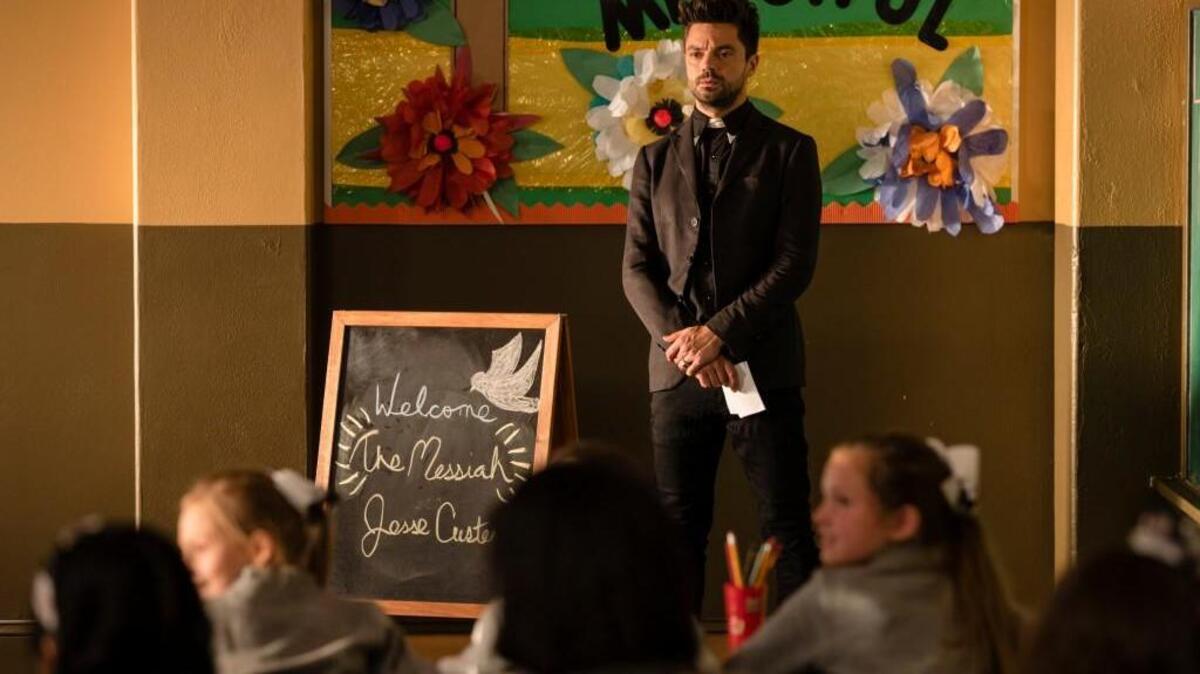 Dominic Cooper as Jesse Custer in the AMC series “Preacher.”