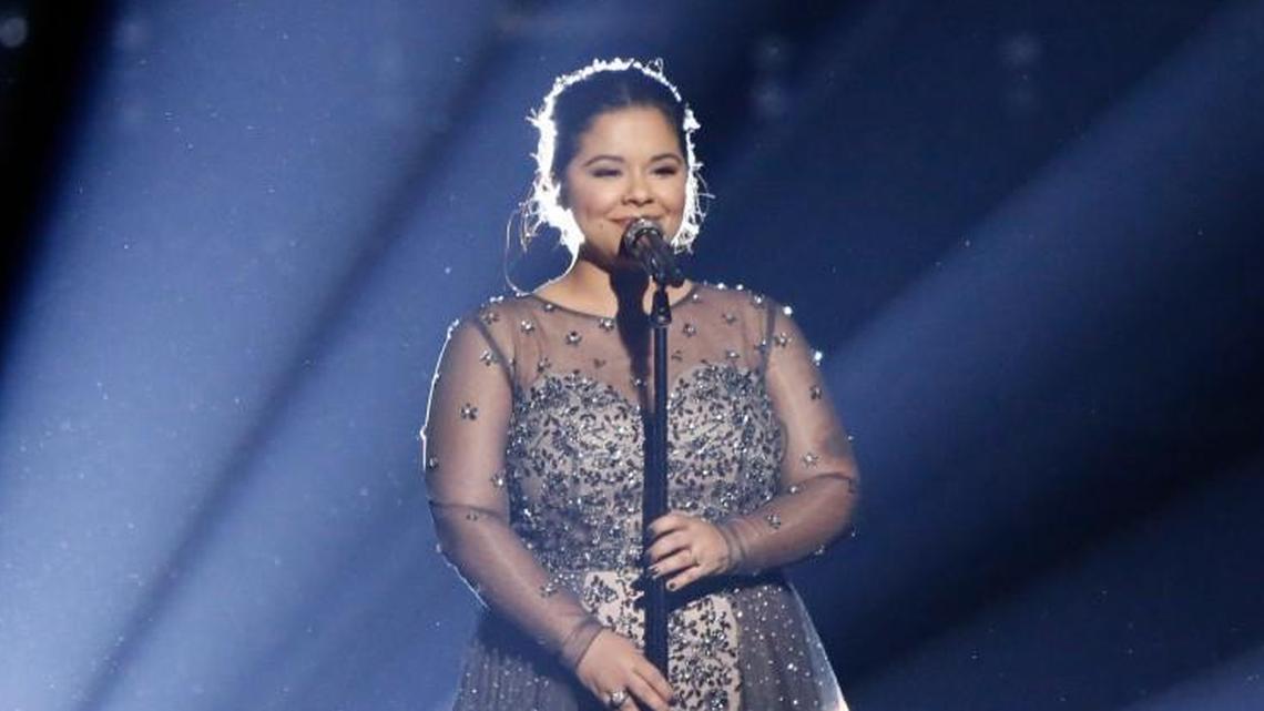 Brooke Simpson performs in the Dec. 18 episode of “The Voice.”