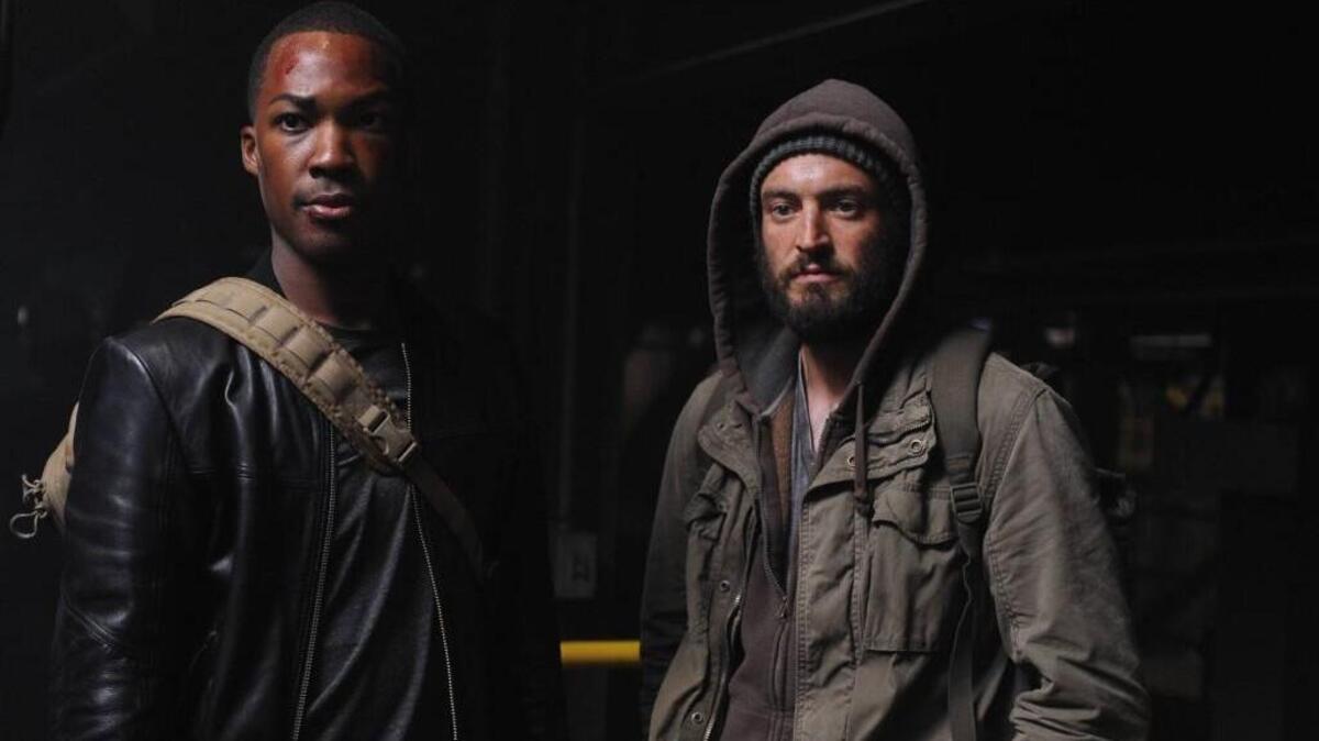 Corey Hawkins, left, and Charlie Hofheimer in “24: Legacy” on Fox.