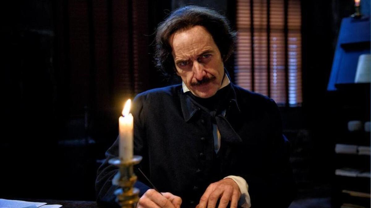 Denis O’Hare as Edgar Allan Poe in the American Masters special “Edgar Allan Poe: Buried Alive” on PBS.