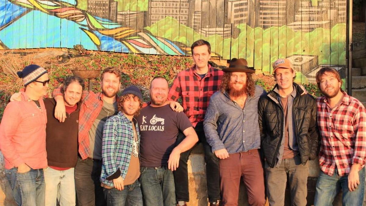 Charles Humphrey III, third from right, surprised the bluegrass community when he announced he would leave the Steep Canyon Rangers. He’s now devoting more time to his Songs From the Road Band, which will come to Raleigh’s Fletcher Opera Theater Jan. 5, 2018.