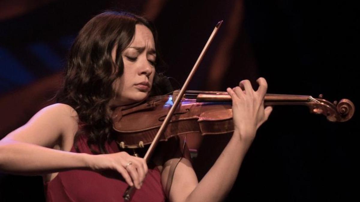 Lucia Micarelli, who has been the featured violinist during tours with the Trans-Siberian Orchestra, Josh Groban, Chris Botti and Barbara Streisand, will play at the Cary Arts Center Jan. 26, 2018.