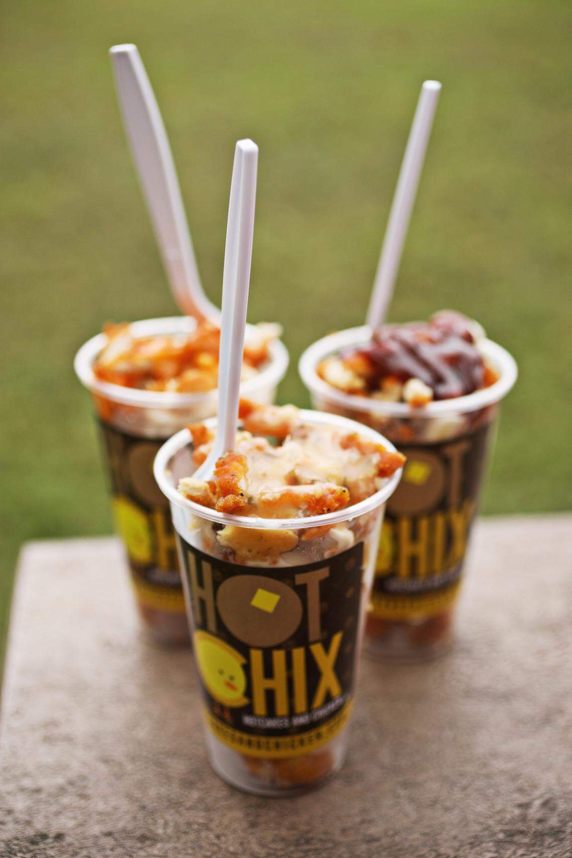 The Twisted Chicken on Tots from Hot Chix Hotcakes & Chicken is one of several new foods that will debut at The N.C. State Fair in Raleigh.