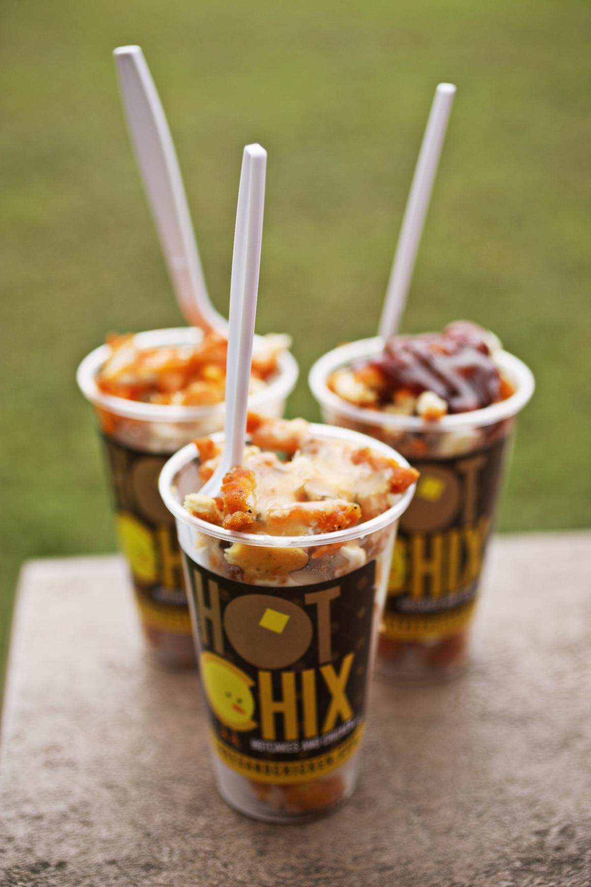 The Twisted Chicken on Tots from Hot Chix Hotcakes & Chicken is one of several new foods that will debut at The N.C. State Fair in Raleigh.