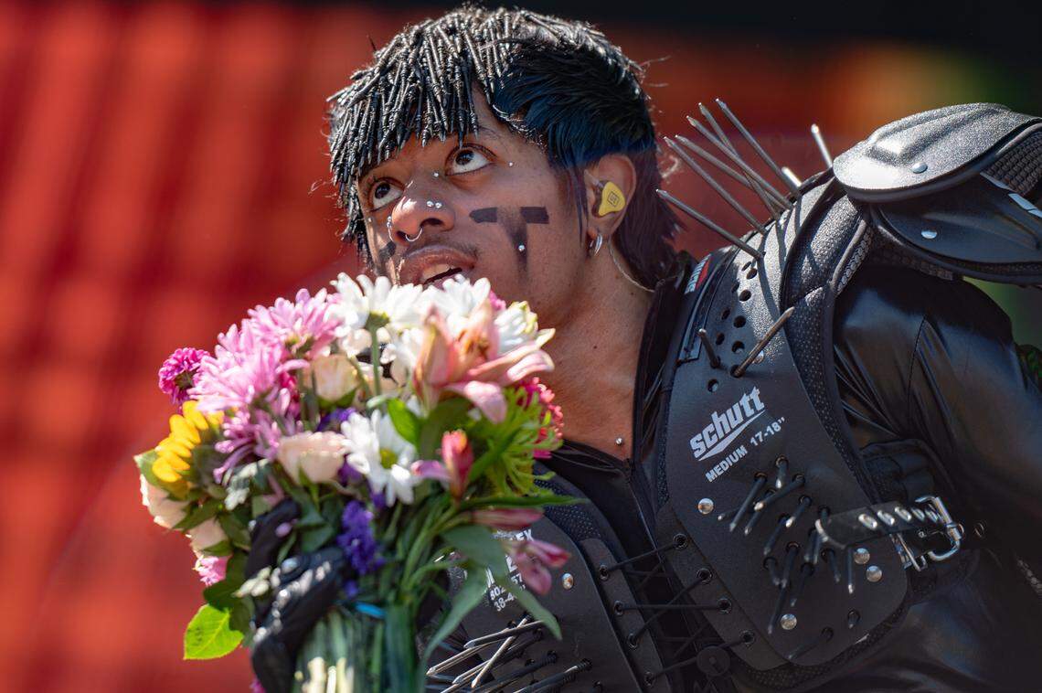 Teezo Touchdown performs at the first day of Dreamville Music Festival in Dix Park in Raleigh, NC on Saturday, April 6, 2024.