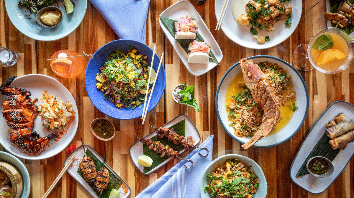 The Krill menu is meant to be shared, with dishes like Peking duck lumpia rolls, a daily ceviche, fried rice and a daily wok-fried fish.