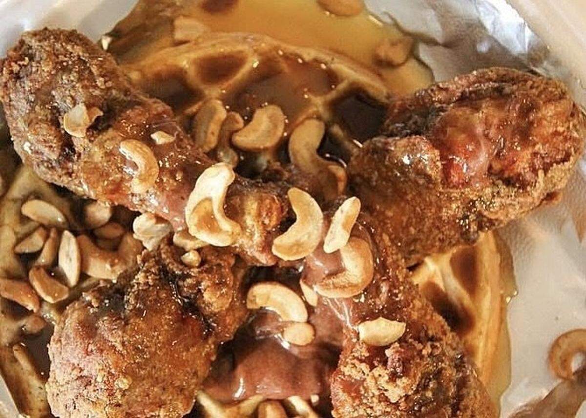 Dame’s Chicken and Waffles, photographed in September 2025.