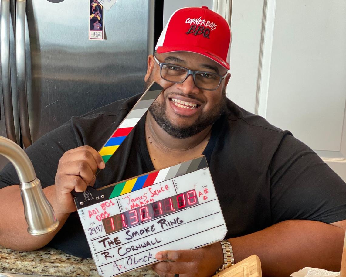 James Sampson of Corner Boys BBQ competed on the new Discover+ barbecue series Moonshiners: Smoke Ring, cooking up traditional Eastern North Carolina style whole hog.