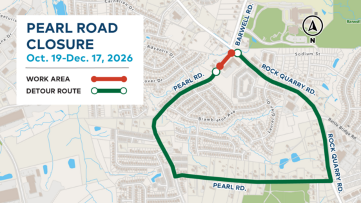 Residents complain of traffic after city closes Pearl Road | Raleigh ...