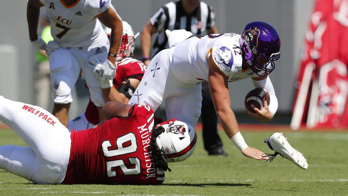 East Carolina, Holton Ahlers can’t recover from early mistake against NC State