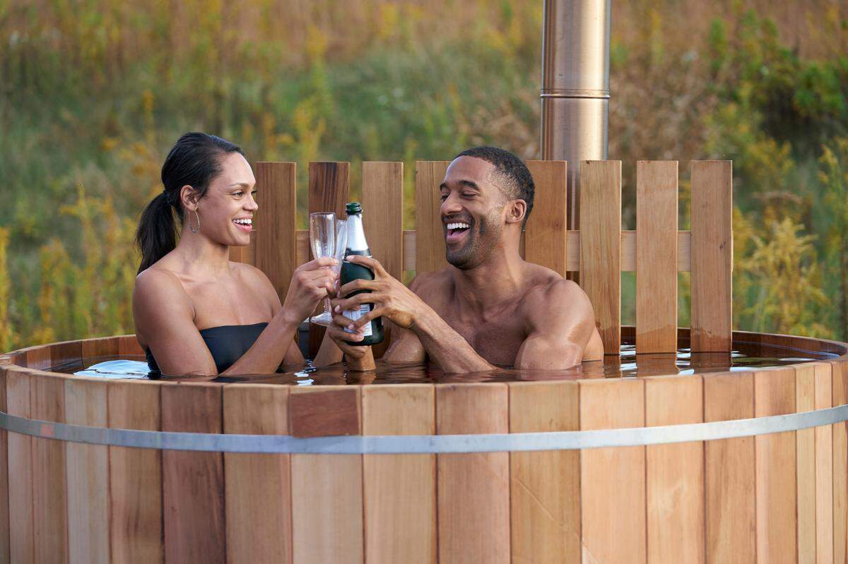 Michelle Young and Raleigh’s Matt James on a date during the Jan. 25, 2021, episode of “The Bachelor.”