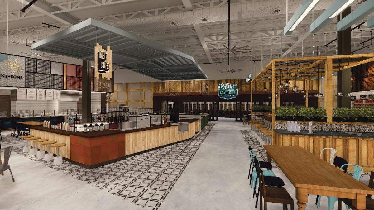 The Old North State Food Hall is being built in the former JR’s Cigars warehouse in Selma, just off of Interstate 95. National food hall manger Hospitality HQ has been hired to operate the food hall when it opens in early 2022.