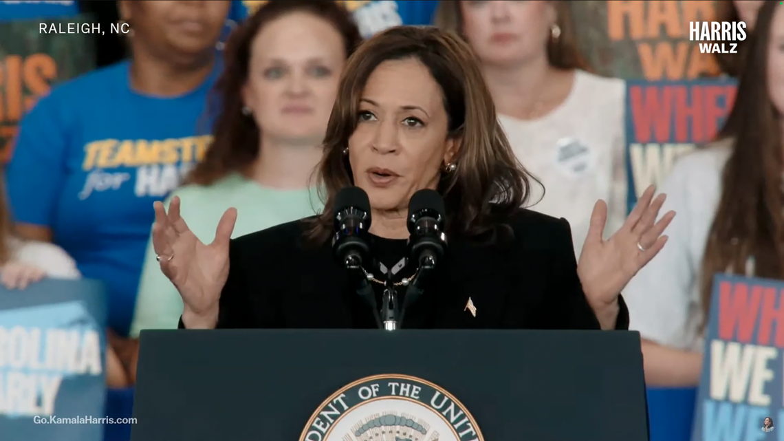 VP Kamala Harris returns to NC for rally ahead of election | Raleigh ...