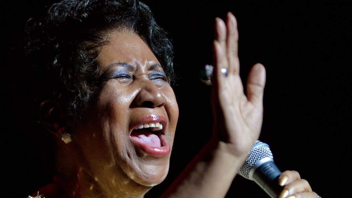 Atop writer Sherry M. Beasley’s list of likes is the music of Aretha Franklin, shown in concert in Durham, North Carolina, in 2016.