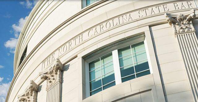 A screenshot of the North Carolina State Bar building.