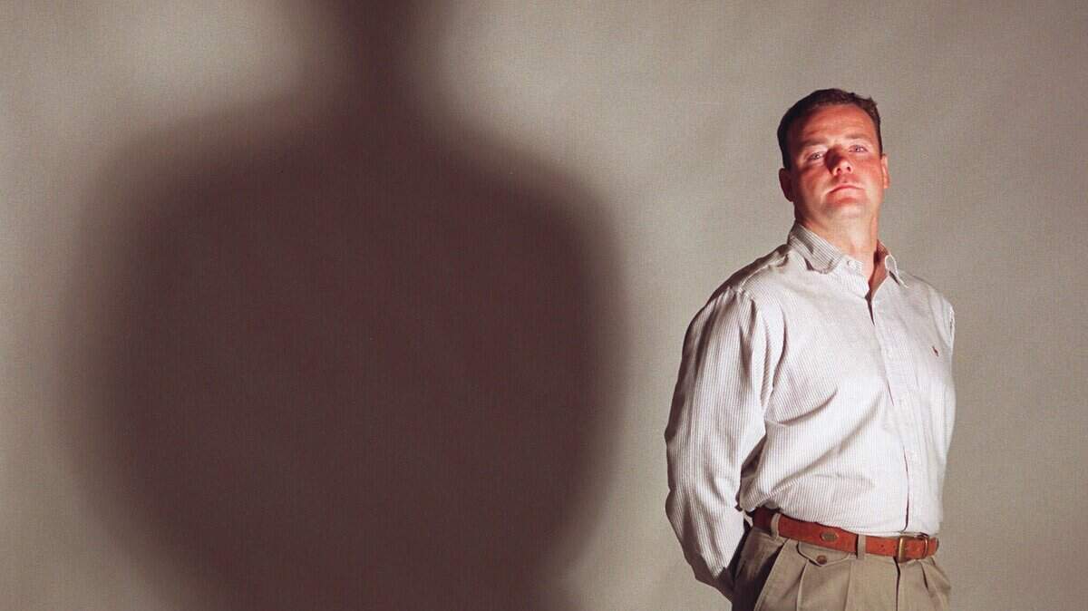 John Wayne Bobbitt, the 32-year-old ex-Marine who became a household name at the hands of his steak knife-wielding ex-wife, is shown in this July 29, 1999 photo in Buffalo, N.Y.