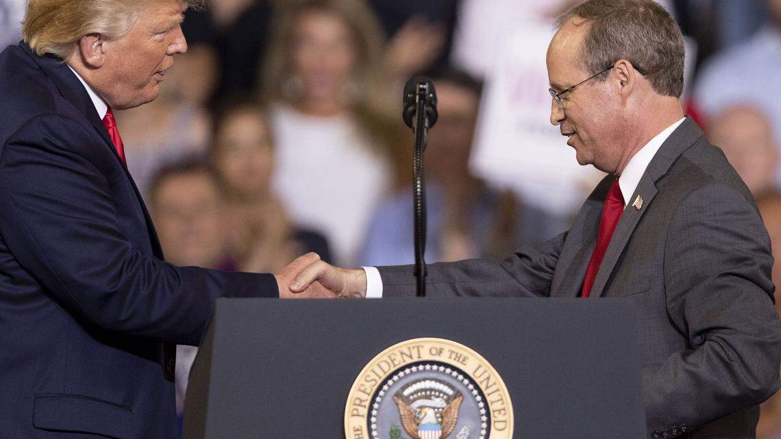 President Donald Trump endorsed Greg Murphy during his 2019 special election and called him to the stage during his July 17, 2019 rally in Greenville. Murphy won the race and now represents Eastern North Carolina in the U.S. House of Representatives.