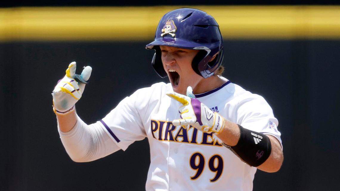 Photos: ECU downs Texas in NCAA Super Regional baseball action