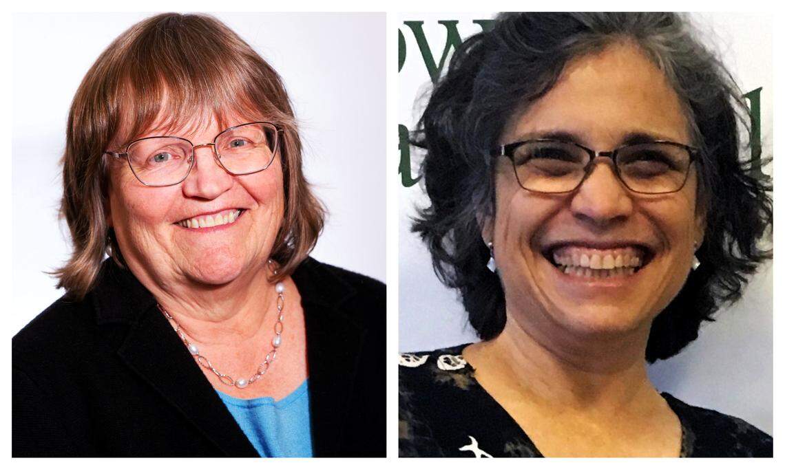 Orange County Commissioner Jamezetta Bedford (left) is facing a District 1 challenge from Maria Palmer, a former Chapel Hill Town Council member, in the March 2026 primary. District 1 represents Chapel Hill and Carrboro.