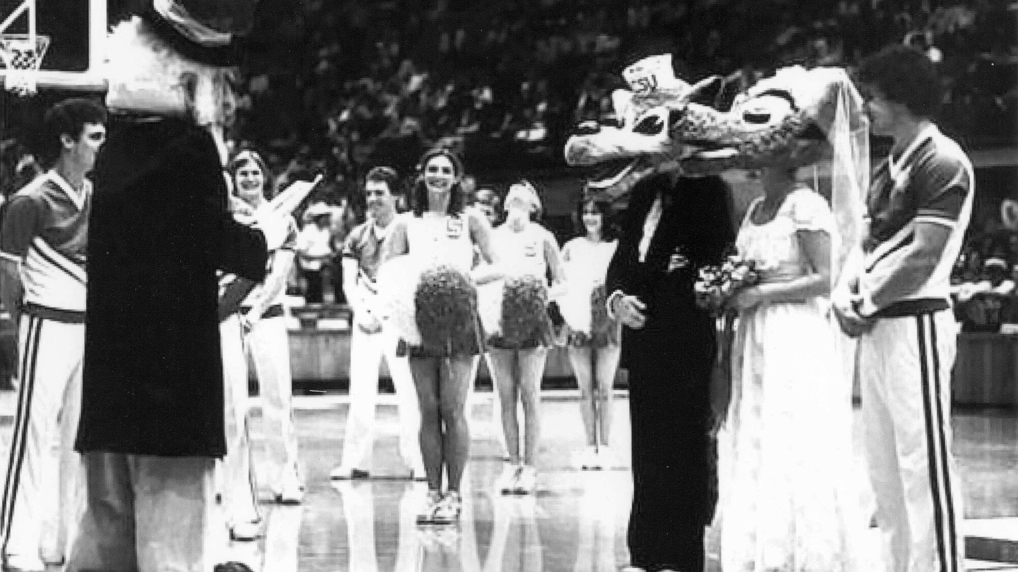 Happy anniversary, Mr. and Ms. Wuf. The love story behind NCSU’s enduring mascot couple