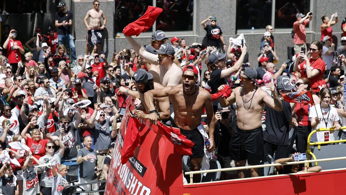 Live updates: Canes Stanley Cup win unleashes a surge of fans for Raleigh victory parade