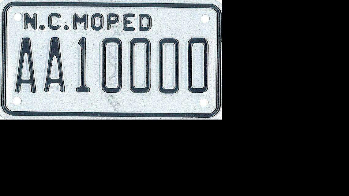 North Carolina will require registrations and license plates for mopeds starting in July.