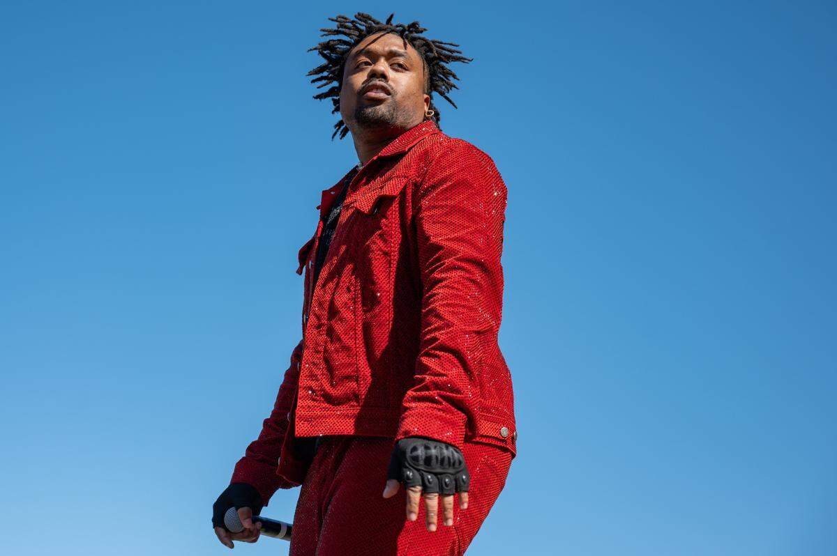 Earthgang performs at the first day of Dreamville Music Festival in Dix Park in Raleigh, NC on Saturday, April 6, 2024.