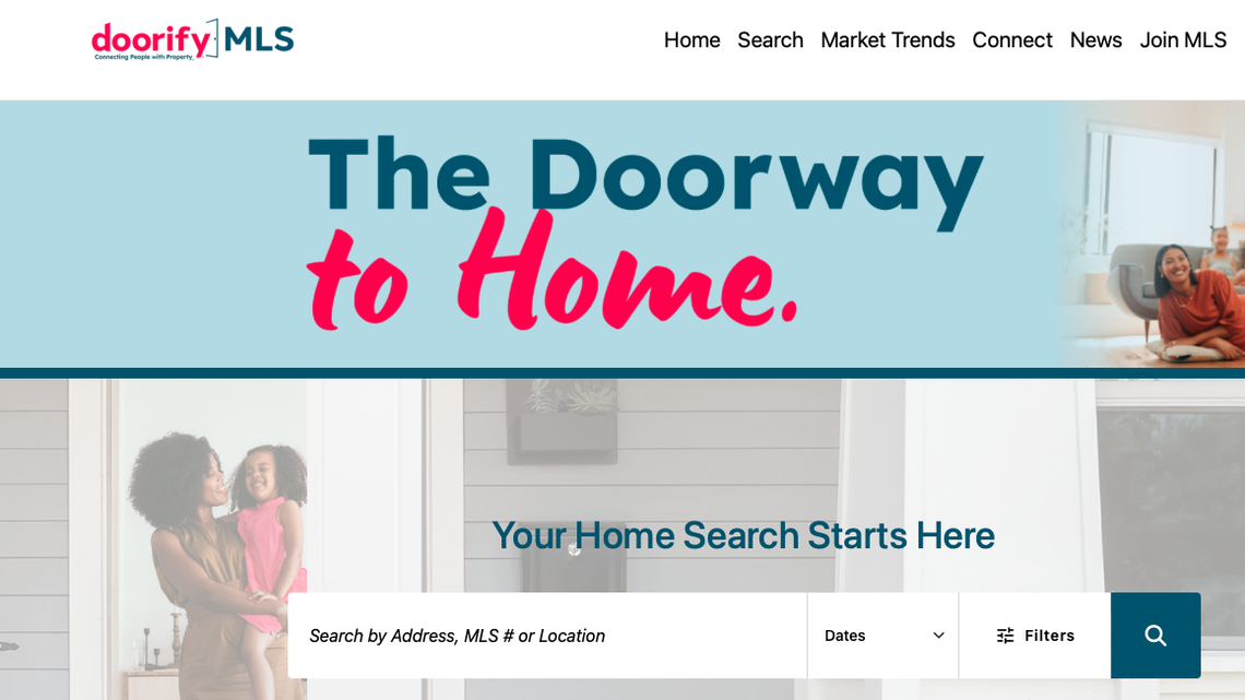 A screenshot of Doorify MLS’ new revamped platform. The platform covers 16 counties — including Wake, Durham, Johnston and Orange — and is the operating system for over 15,000 real estate brokers and agents in five Realtor associations in the greater Triangle.