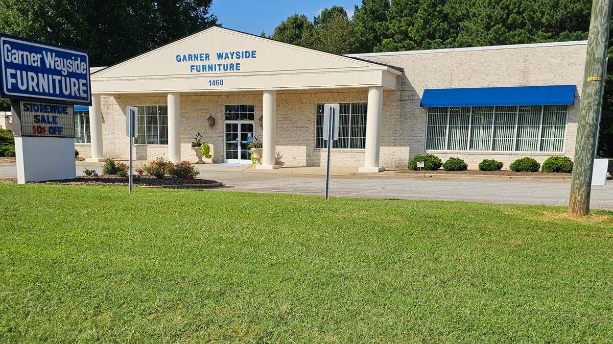 Family-owned since 1963, Garner Wayside Furniture is going out of business.