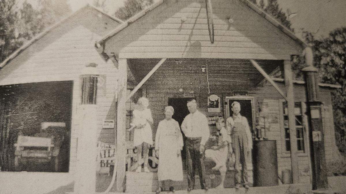 The Cotten country store in Morrisville circa 1935, shortly after it was built as a hub to the growing Wake County community. Unused for 50 years, the store was finally torn down last week.