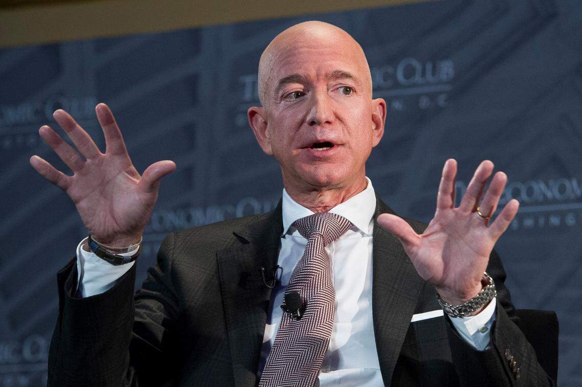 Jeff Bezos, Amazon founder and CEO, is the focal point of “Amazon Unbound,” a new book by Brad Stone about the e-commerce giant. The book reveals Raleigh was among three finalists for a second Amazon heaquarters, or HQ2, in 2018.