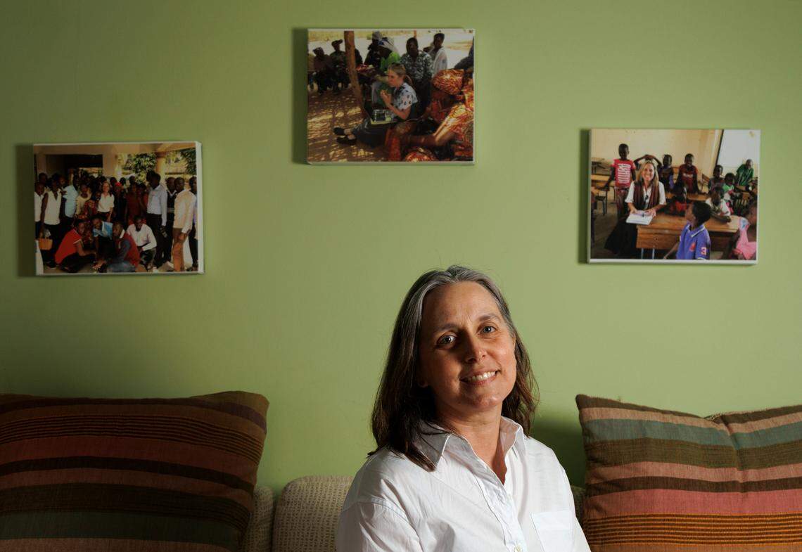 Mary Faith Mount-Cors, whose small business, EdIntersect, is mostly funded by the U.S. Agency for International Development as a subcontractor, says the stop-work order has caused her team to lose income. EdIntersect, founded in 2013, works to strengthen education systems around the world.