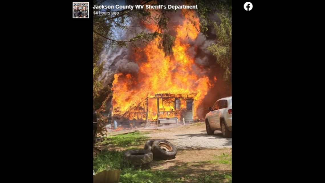 West Virginia deputies said the child started the blaze on purpose.