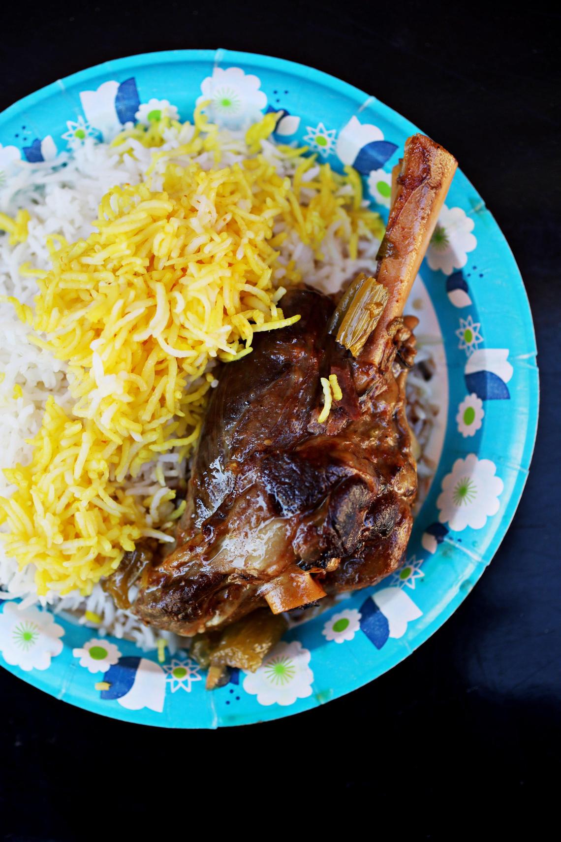 Rumi Persian Cafe offers authentic Persian dishes among a changing selection that might include organic saffron chicken.