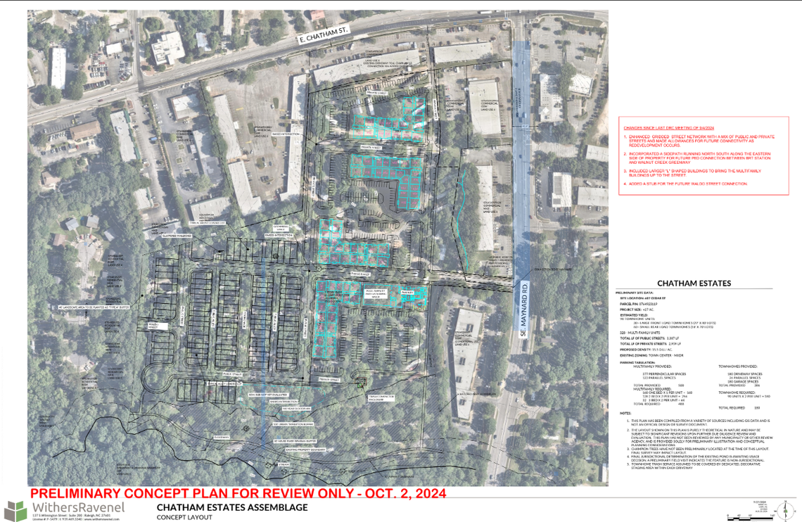 Chatham Estates Mobile Home Park sits on about 38 acres near Downtown Cary. The property went up for sale in March 2023 by the current owner, Curtis Westbrook, Sr.