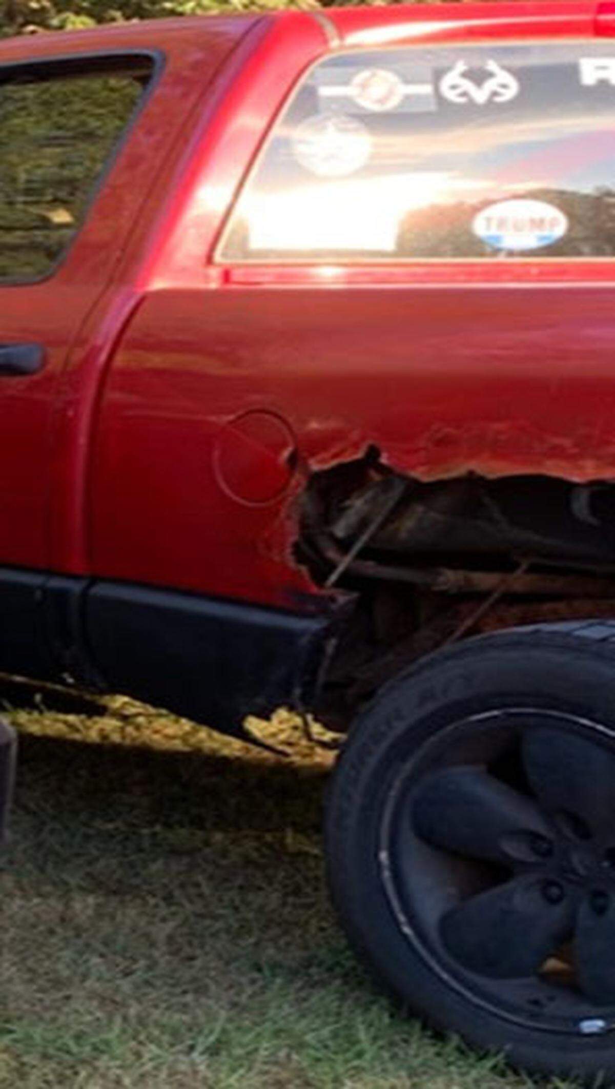 Police are looking for information about the occupants of this car.