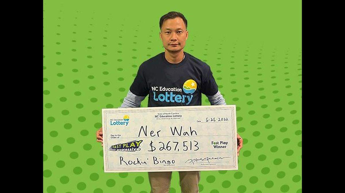 Ner Wah, a Craven County resident, hit the jackpot in North Carolina.
