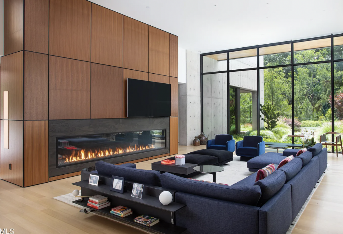 The modernist house has drawn more than 8,000 views on Zillow, according to the Realtor.