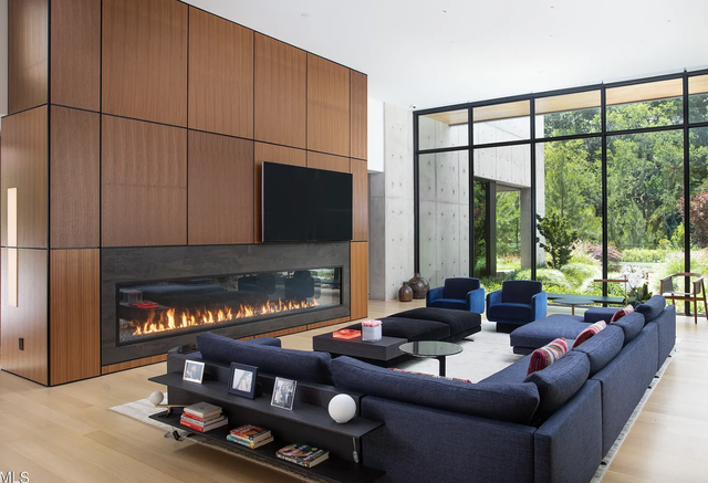 The modernist house has drawn more than 8,000 views on Zillow, according to the Realtor.