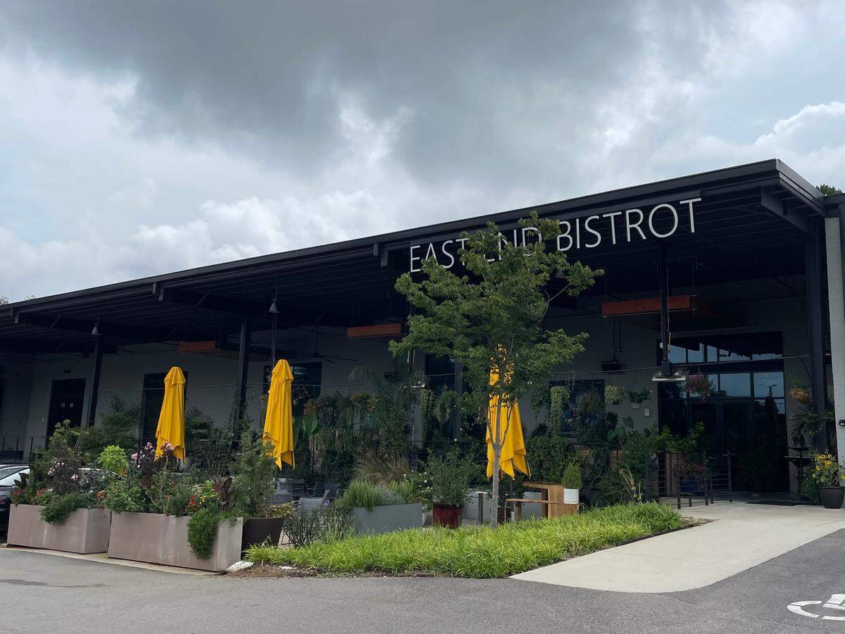 East End Bistrot is next door to the new Giorgios Epicurean Market, or GEM. Both are owned by North Carolina restaurateur Giorgios Bakatsias.