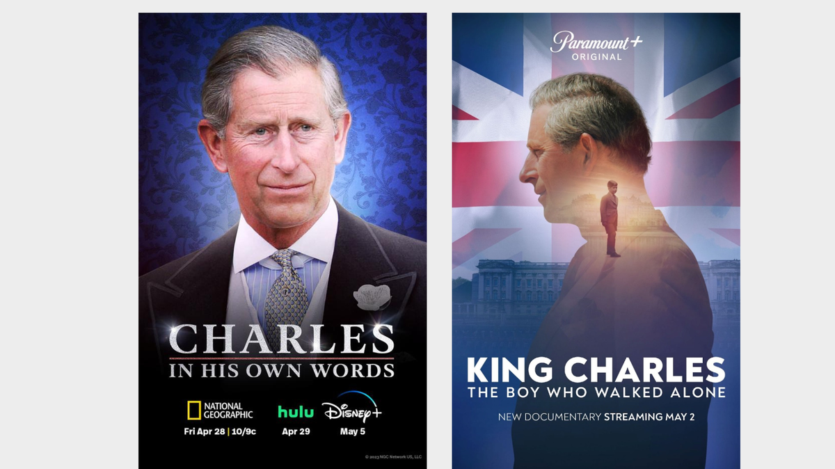 New documentaries about the life of King Charles debut before his May 6, 2023, coronation.